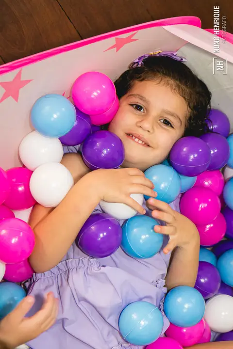 Fotos da festa de aniversário de 2 anos da Laura com o tema de sereia, em São Paulo.'