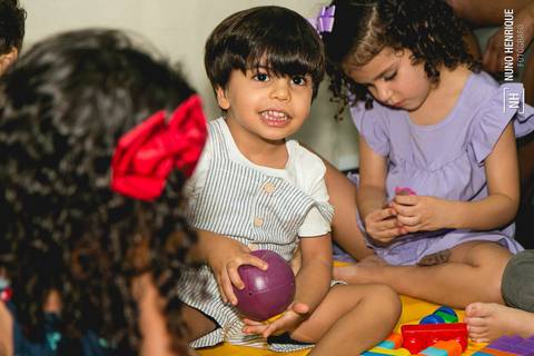 Fotos da festa de aniversário de 2 anos da Laura com o tema de sereia, em São Paulo.'
