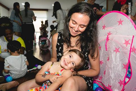 Fotos da festa de aniversário de 2 anos da Laura com o tema de sereia, em São Paulo.'