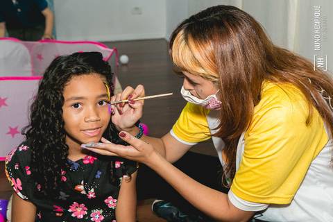Fotos da festa de aniversário de 2 anos da Laura com o tema de sereia, em São Paulo.'