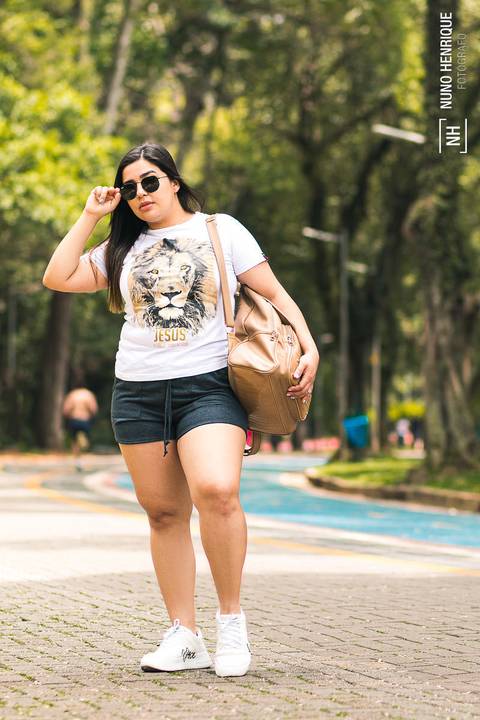 Retrato da Dayane Fortes no Parque Ibirapuera'