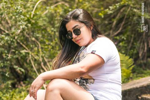 Retrato da Dayane Fortes no Parque Ibirapuera'