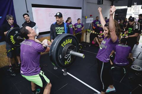 Foto do torneio de Crossfit 