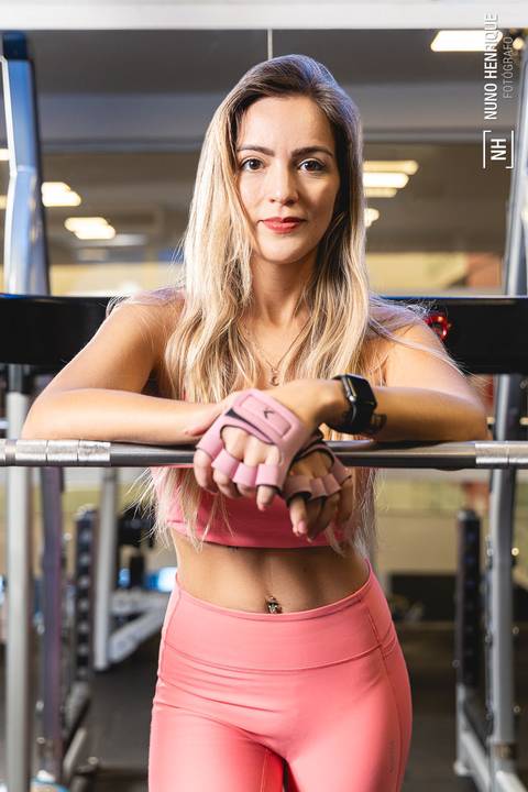 Foto de ensaio fitness da Dani Oliveira, realizado na Academia Inova Jardim, em Santo André.'