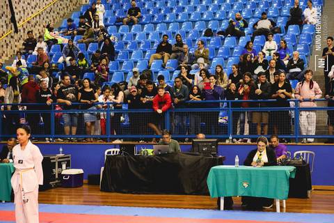 Foto da Copa América de Taekwondo 2023 realizado na Instituição Religiosa Perfect Liberty, em Arujá/SP.'