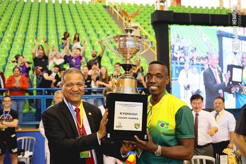 Foto da Copa América de Taekwondo 2023 realizado na Instituição Religiosa Perfect Liberty, em Arujá/SP.'