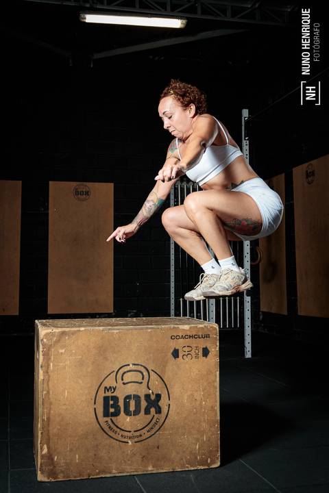 Ensaio fitness de CrossFit com a Elaine Barbosa realizado no My Box Itaquera'
