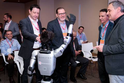 Fotografia corporativa do evento de lançamento de Edital ABDI e SPI para Tecnologias 4.0'