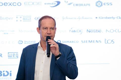 Fotografia corporativa do evento de lançamento de Edital ABDI e SPI para Tecnologias 4.0'