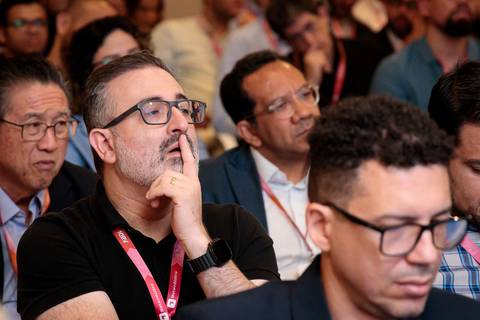 Fotografia corporativa do evento de lançamento de Edital ABDI e SPI para Tecnologias 4.0'