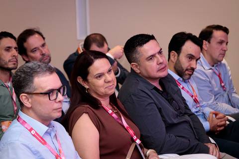 Fotografia corporativa do evento de lançamento de Edital ABDI e SPI para Tecnologias 4.0'