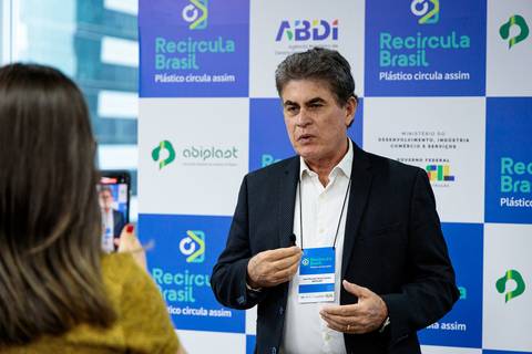 Fotografia do evento de lançamento dos Selos Recircula Brasil'