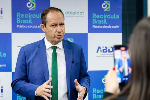 Fotografia do evento de lançamento dos Selos Recircula Brasil'