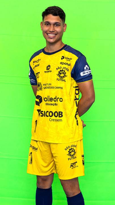 Retrato dos atletas do time de São José dos Campos durante o Media Day da LNF 2024'