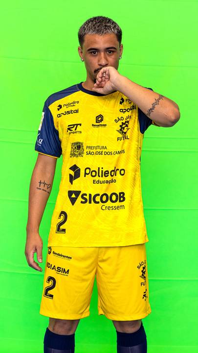 Retrato dos atletas do time de São José dos Campos durante o Media Day da LNF 2024'