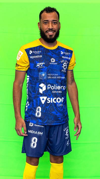 Retrato dos atletas do time de São José dos Campos durante o Media Day da LNF 2024'