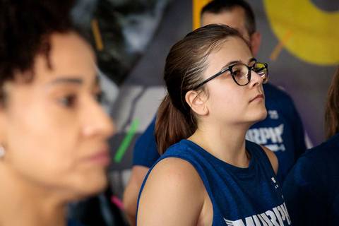 Fotografia de evento CrossFit registrando atletas durante o desafio Murph'