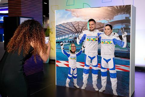 Foto do estande da ABDI no Salão do Automóvel 2025 no Distrito Anhembi, em São Paulo'