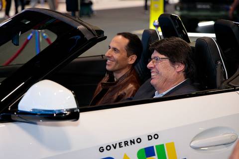 Foto do estande da ABDI no Salão do Automóvel 2025 no Distrito Anhembi, em São Paulo'