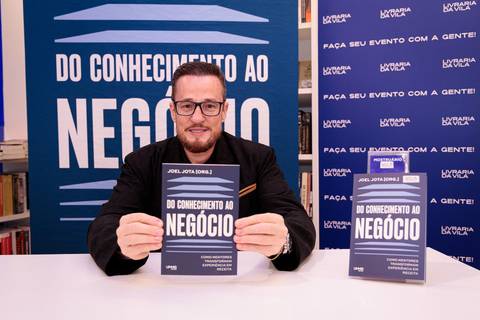 Evento da Buzz Editora com coautor do livro Do conhecimento ao negócio, Haroldo Mazzi, em São Paulo'
