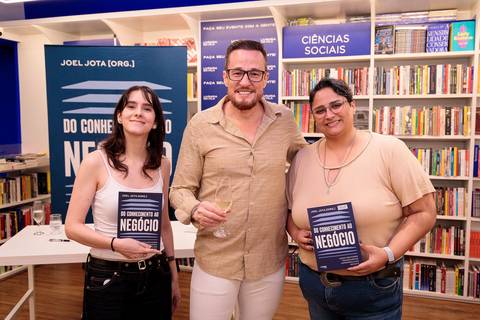Evento da Buzz Editora com coautor do livro Do conhecimento ao negócio, Haroldo Mazzi, em São Paulo'