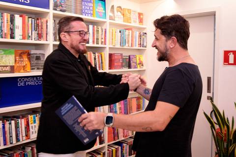 Evento da Buzz Editora com coautor do livro Do conhecimento ao negócio, Haroldo Mazzi, em São Paulo'