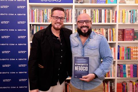 Evento da Buzz Editora com coautor do livro Do conhecimento ao negócio, Haroldo Mazzi, em São Paulo'