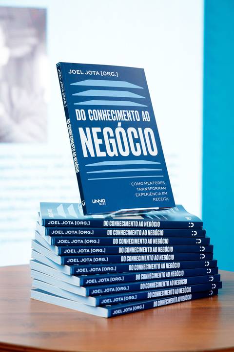Evento de lançamento do livro Do conhecimento ao negócio organizado por Joel Jota'