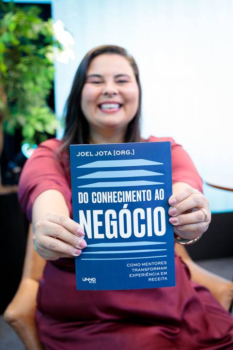 Evento de lançamento do livro Do conhecimento ao negócio organizado por Joel Jota'