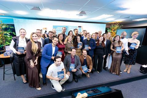 Evento de lançamento do livro Do conhecimento ao negócio organizado por Joel Jota'