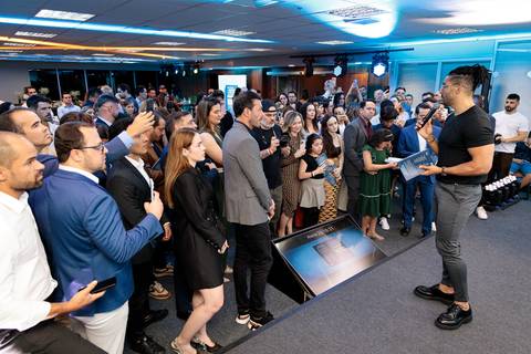Evento de lançamento do livro Do conhecimento ao negócio organizado por Joel Jota'