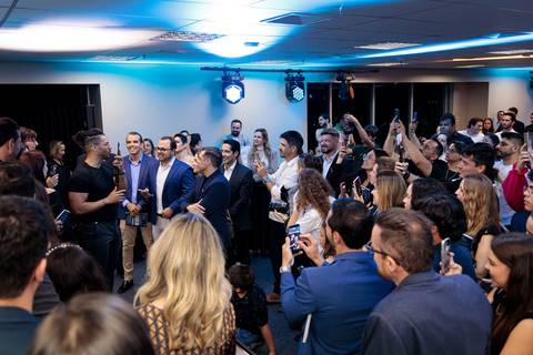 Evento de lançamento do livro Do conhecimento ao negócio organizado por Joel Jota'