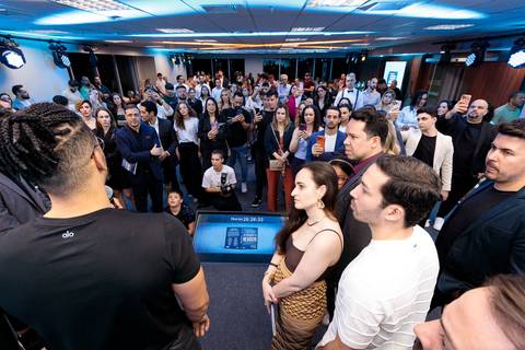 Evento de lançamento do livro Do conhecimento ao negócio organizado por Joel Jota'