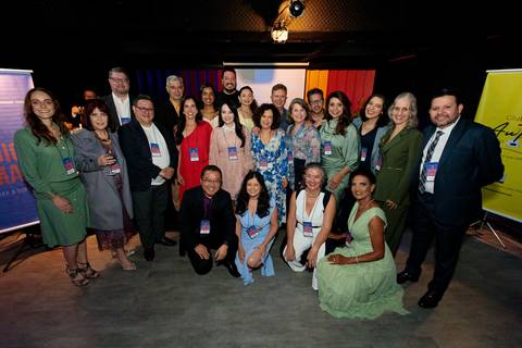Evento de lançamento do livro O Código Humano com autores e convidados em São Paulo'