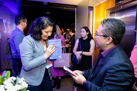 Evento de lançamento do livro O Código Humano com autores e convidados em São Paulo'