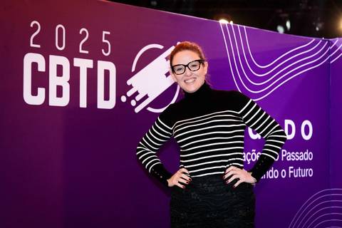 Apresentação de Vanessa Schrot durante congresso CBTD 2025 no Pro Magno'