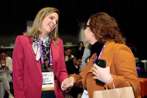 Apresentação de Vanessa Schrot durante congresso CBTD 2025 no Pro Magno'