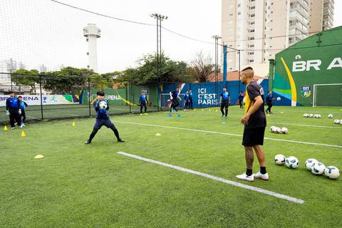 Treino especial da Academia do Goleiro no Dia do Goleiro em São Paulo'
