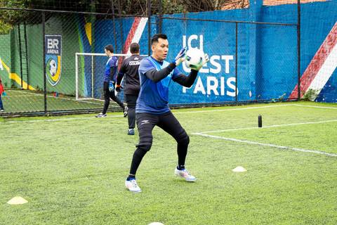 Treino especial da Academia do Goleiro no Dia do Goleiro em São Paulo'