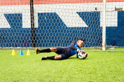 Treino especial da Academia do Goleiro no Dia do Goleiro em São Paulo'