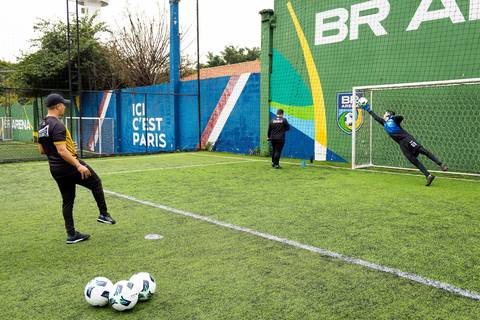 Treino especial da Academia do Goleiro no Dia do Goleiro em São Paulo'