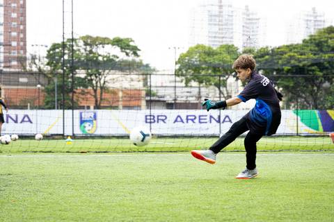 Treino especial da Academia do Goleiro no Dia do Goleiro em São Paulo'