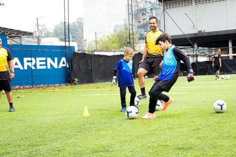 Treino especial da Academia do Goleiro no Dia do Goleiro em São Paulo'