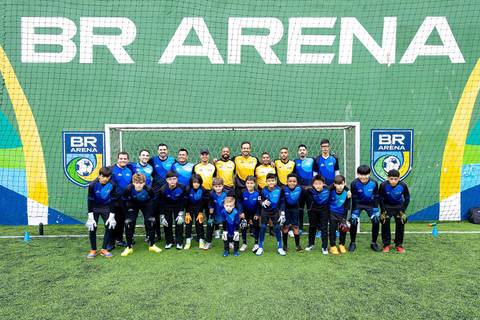 Treino especial da Academia do Goleiro no Dia do Goleiro em São Paulo'