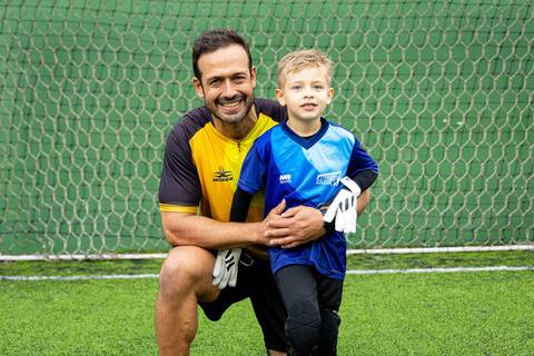 Treino especial da Academia do Goleiro no Dia do Goleiro em São Paulo'