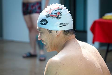 Alunos participam de competição de natação na Academia Inova'