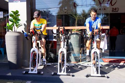 Evento esportivo de triathlon promovido pela Academia Inova São Caetano'