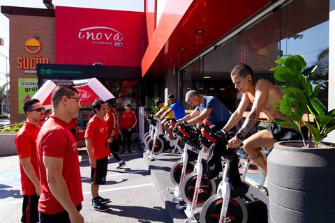 Evento esportivo de triathlon promovido pela Academia Inova São Caetano'