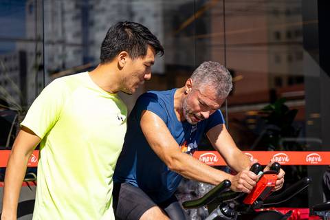 Evento esportivo de triathlon promovido pela Academia Inova São Caetano'