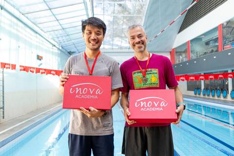 Evento esportivo de triathlon promovido pela Academia Inova São Caetano'